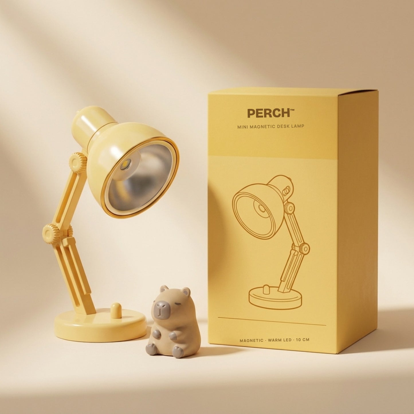 PERCH mini magnetic desk lamp - assorted colours