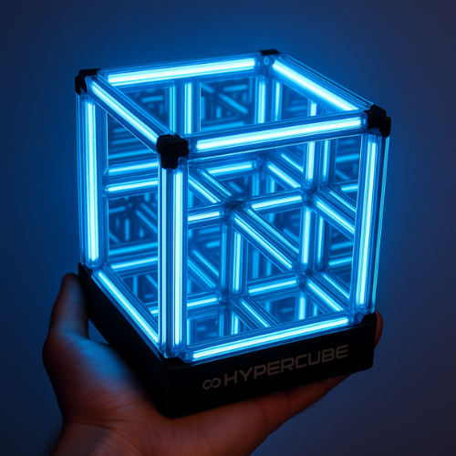 Hypercube 4D Infinity Light