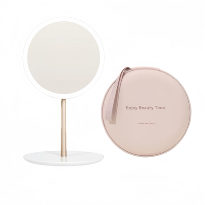 Foldable LED Vanity Mirror | Magnetic Travel Glow Mirror