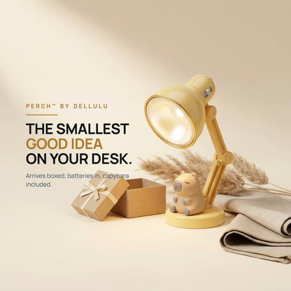PERCH mini magnetic desk lamp - assorted colours