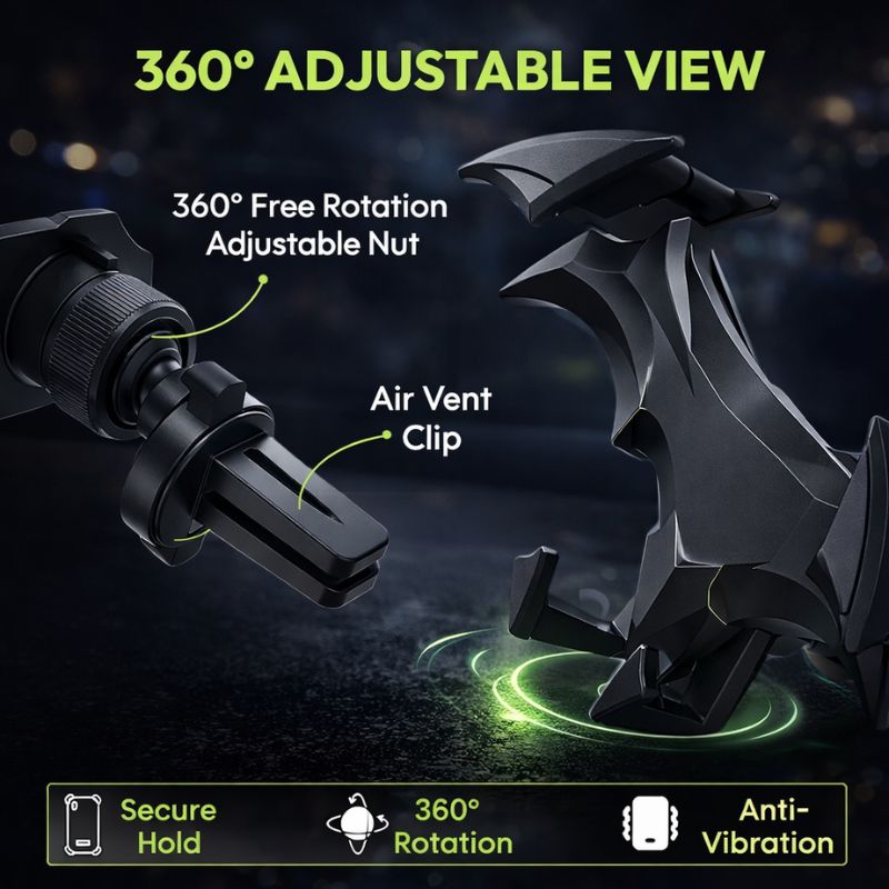 BATX™ | Stealth Car Vent Phone Holder