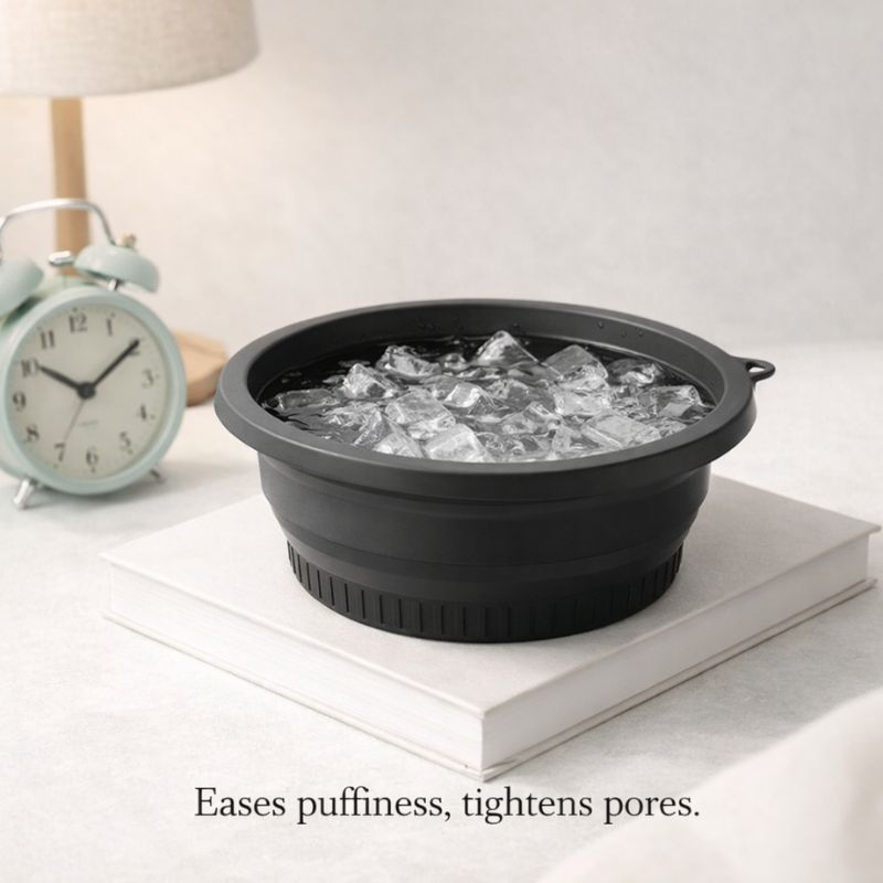 GLACÉ™ | Foldable Face Ice Plunge Bowl