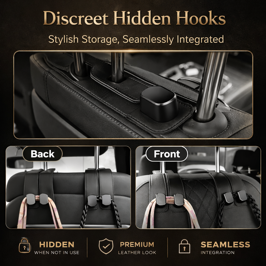 ANCHOR™ | Car Headrest Hanger (Pack of 2)