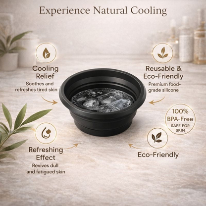 GLACÉ™ | Foldable Face Ice Plunge Bowl