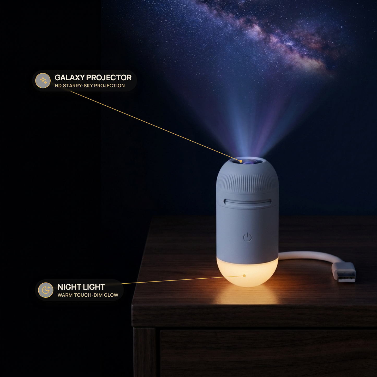 COSMO™| Galaxy Projector Night Light