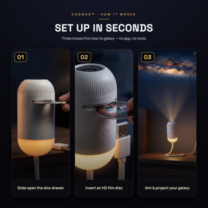 COSMO™| Galaxy Projector Night Light