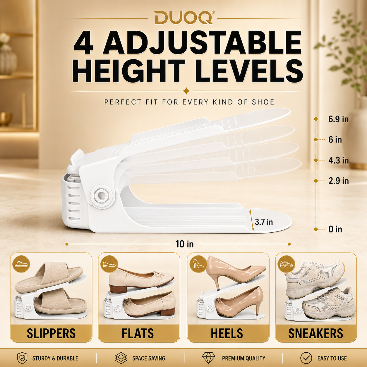 DUOQ™ | Adjustable Shoe Slots (Pack Of 2)
