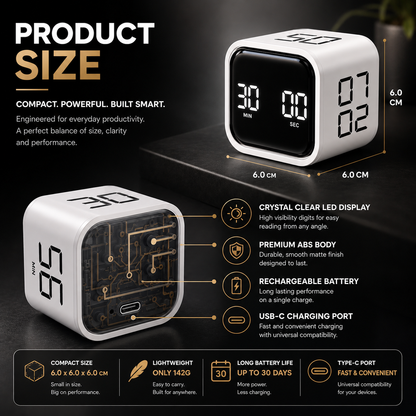 POMO™ | Pomodoro Timer Cube