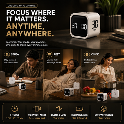 POMO™ | Pomodoro Timer Cube