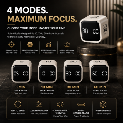 POMO™ | Pomodoro Timer Cube