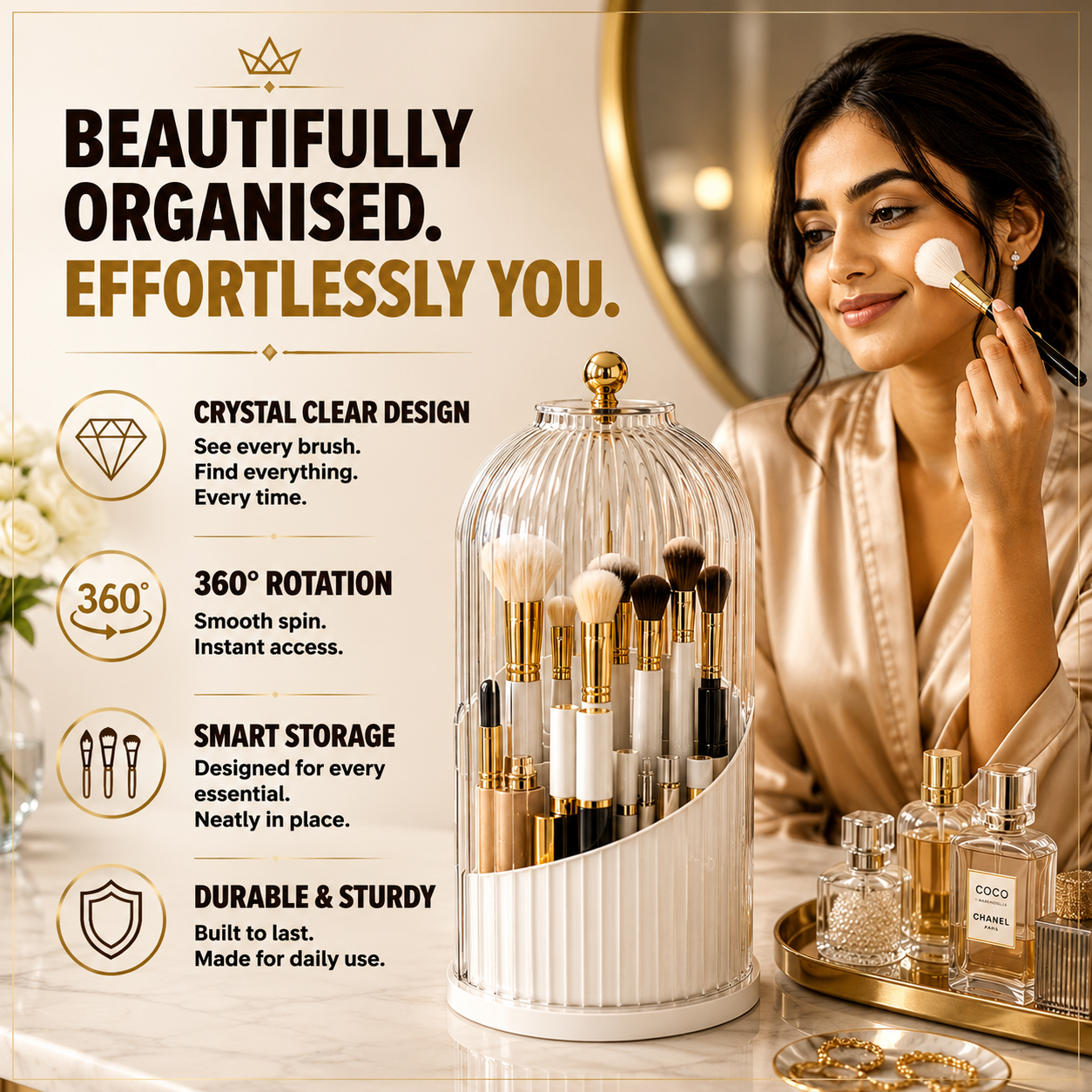 VIONA™ | Rotating Vanity Organizer