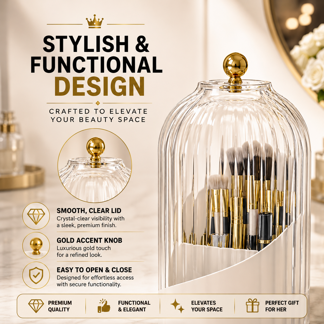 VIONA™ | Rotating Vanity Organizer