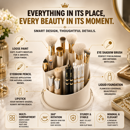 VIONA™ | Rotating Vanity Organizer