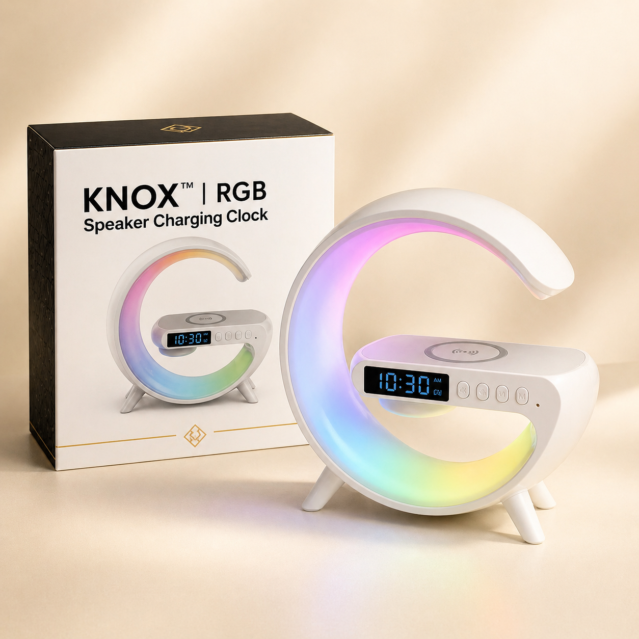 KNOX™  RGB Speaker Charging Clock
