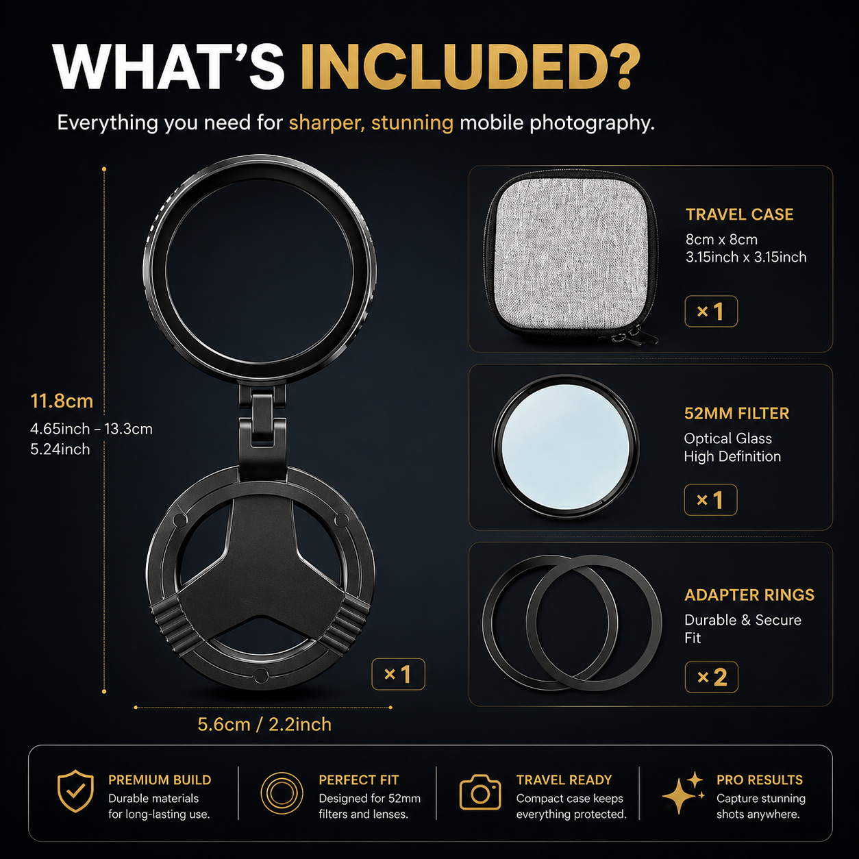 NEROX™ | Magnetic Phone CPL Filter