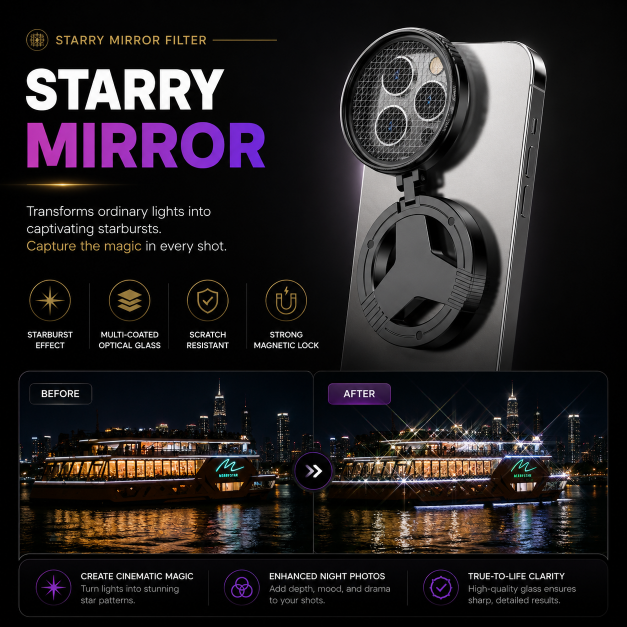NEROX™ | Magnetic Phone CPL Filter