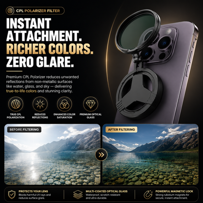 NEROX™ | Magnetic Phone CPL Filter