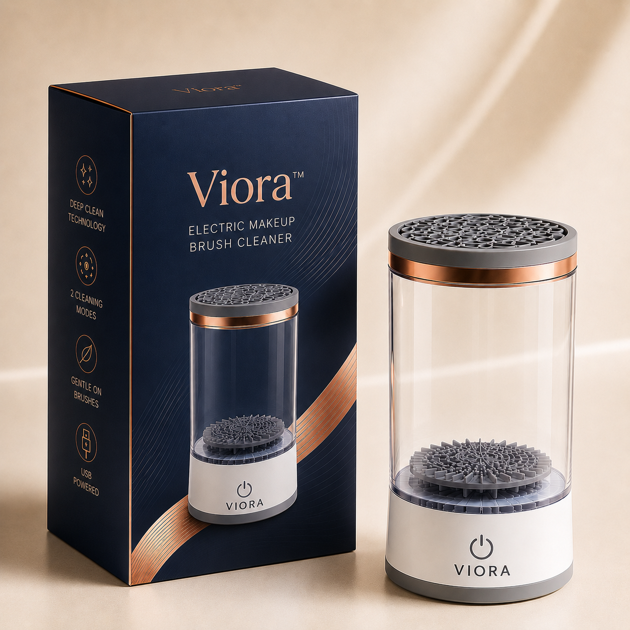 Viora™ Electric Makeup Brush Cleaner
