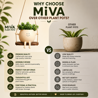MIVA™ | Smiling Hanging Planter
