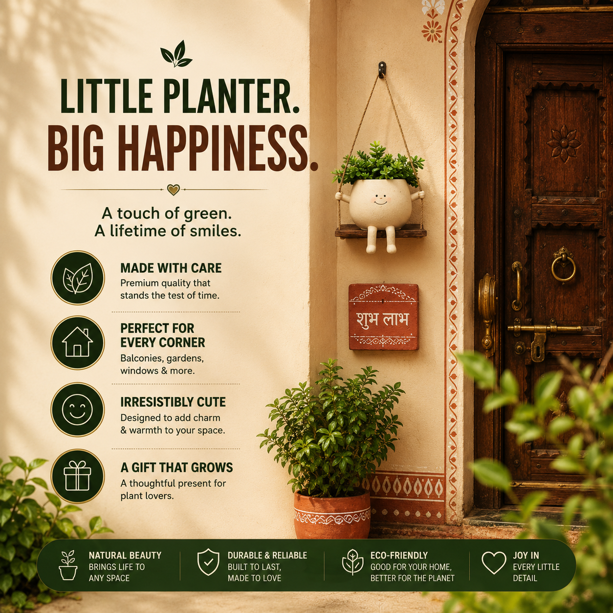 MIVA™ | Smiling Hanging Planter