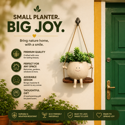 MIVA™ | Smiling Hanging Planter
