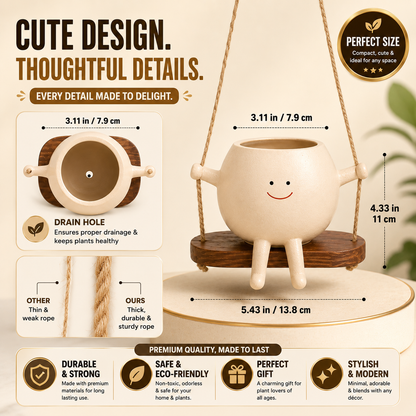 MIVA™ | Smiling Hanging Planter