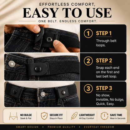 NIVO™ | No-Buckle Comfort Belt