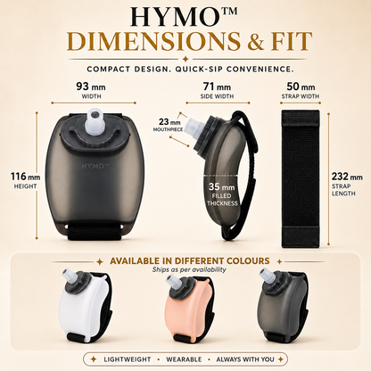 HYMO™ | Wearable Quick-Sip Bottle