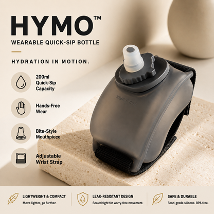 HYMO™ | Wearable Quick-Sip Bottle