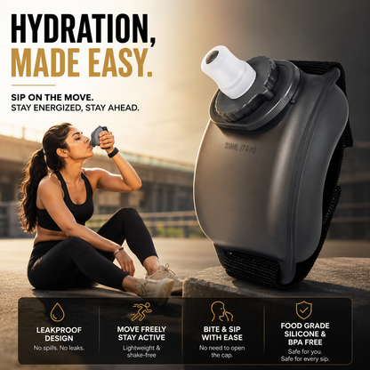 HYMO™ | Wearable Quick-Sip Bottle