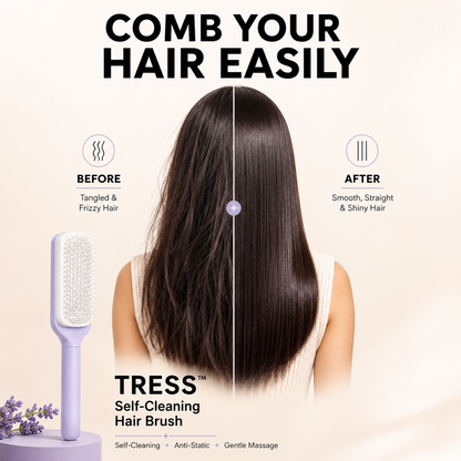 TRESS™ | Self-Cleaning Hair Brush