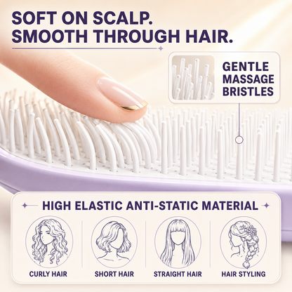 TRESS™ | Self-Cleaning Hair Brush