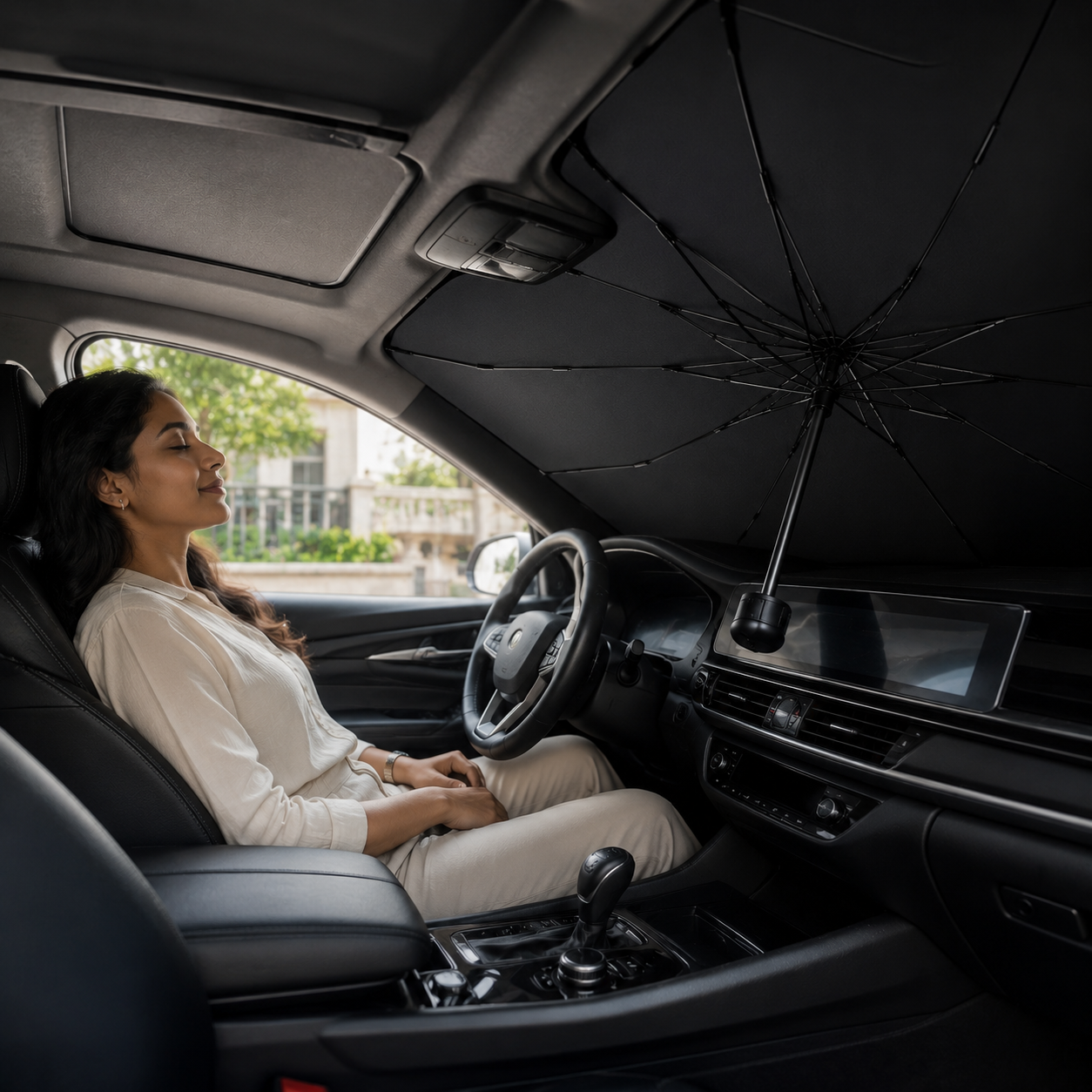 SOLBRELLA™ | Foldable Car Windshield Sunshade