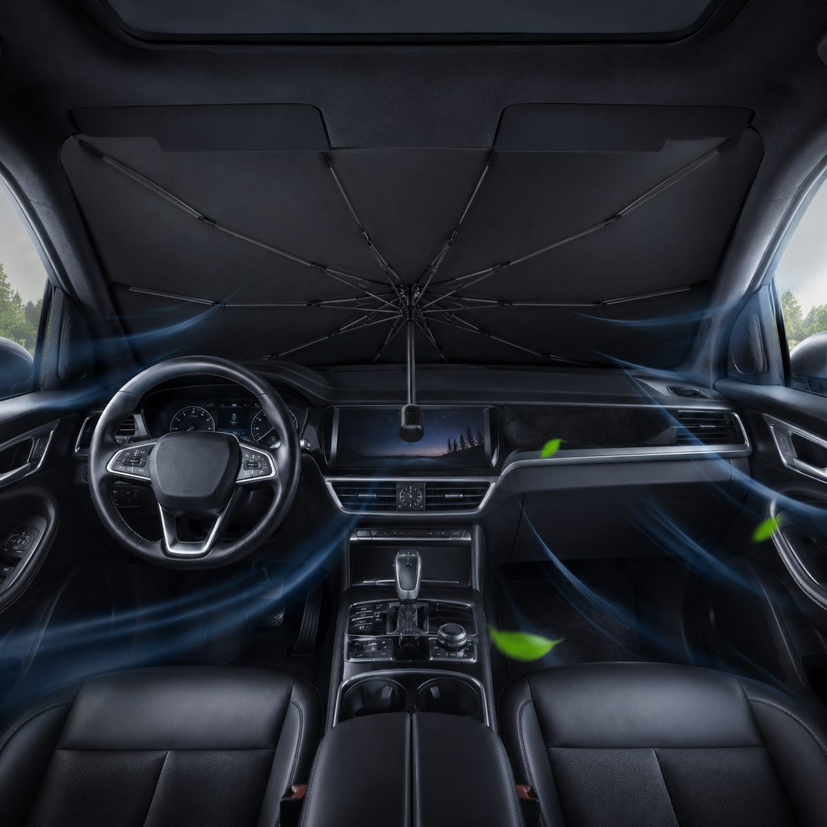 SOLBRELLA™ | Foldable Car Windshield Sunshade