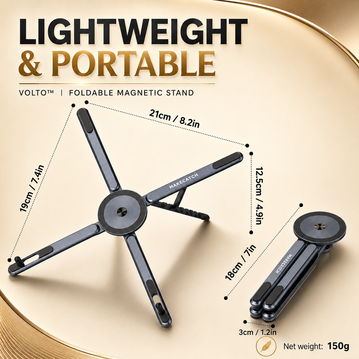 VOLTO™ | Foldable Magnetic Stand