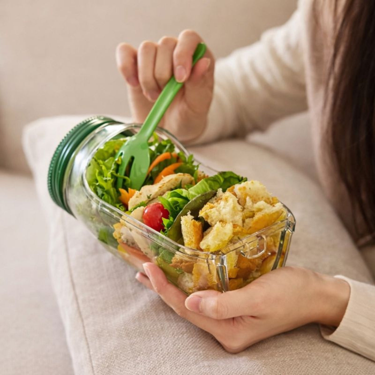Open Sideways. Eat Straight Away.