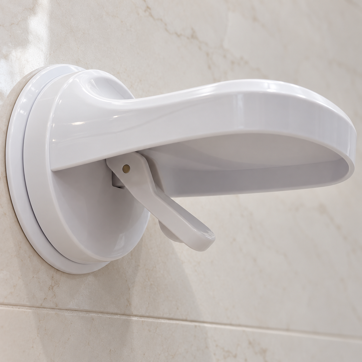 Futo curved under-platform locking lever and pivot beside the circular mount
