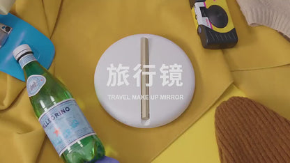 Foldable LED Vanity Mirror | Magnetic Travel Glow Mirror